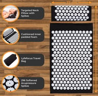 Acupressure Massage Mat & Pillow Set | Shakti Yoga Mat Canada — view 8