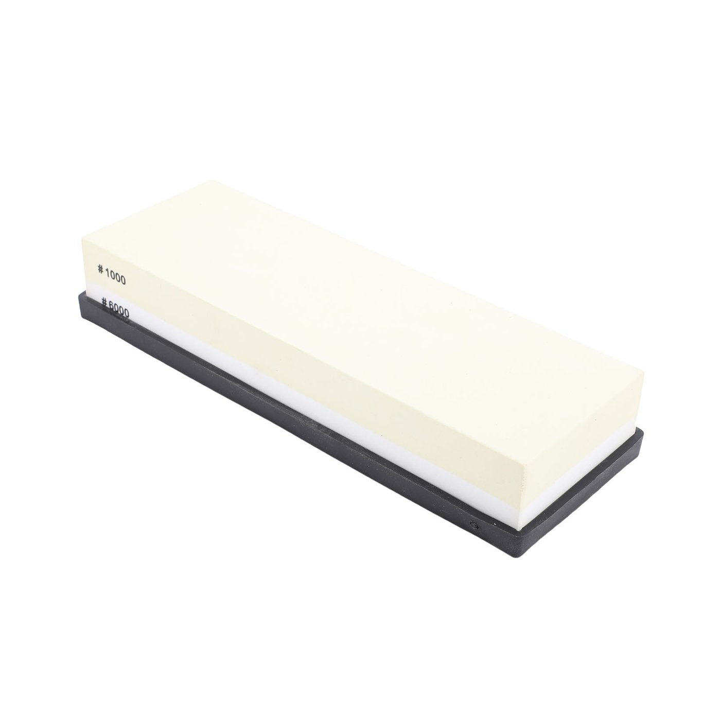 Sharpening Stone Light Yellow White Dual Sided 10 0 0 6000 Grit Wet Stone With Anti Slip Base For Kitchen Woodworking