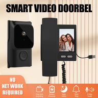 Smart WiFi Video Doorbell with Indoor Monitor | Wireless Security Camera — view 6
