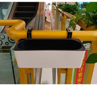 Rectangular Plastic Self-watering Lazy Flower Pot, Balcony Vegetable Planter — view 7