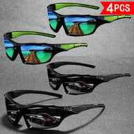 4 PCS Polarized Sports Sunglasses | Windproof UV Protection for Cycling & Fishing — view 6