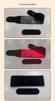 120-LED Far-Infrared Heating Massage Therapy Waist Support Belt — view 11