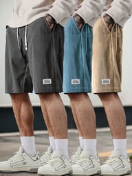 American-Style Mens Quick-Dry Shorts | Breathable Summer Drawstring — view 12
