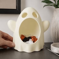 Halloween Ghost Storage Bowl 3D Printed Candy Holder Desktop Organizer — view 2