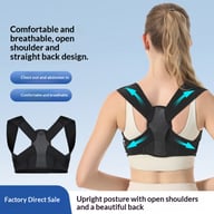 Size chart for invisible hunchback prevention posture corrector by bust, height, weight