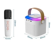 Karaoke Machine Bluetooth Speaker with 2 Wireless Mics & RGB Lights — view 9