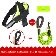 Vest-Style Dog Harness with Rope Leash | Padded Comfort Set — view 8