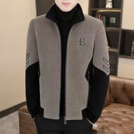 Men's Stand-Neck Jacket with Fleece Lining | Warm Thickened Outerwear — view 7