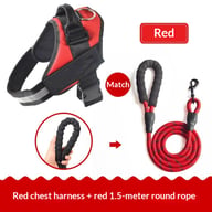 Vest-Style Dog Harness with Rope Leash | Padded Comfort Set — view 9