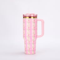Portable Car Ice Tumbler With Straw Stainless Steel Insulated Cup — view 5