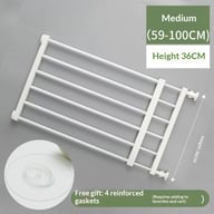 Washable detachable pet bed fence components displayed separately