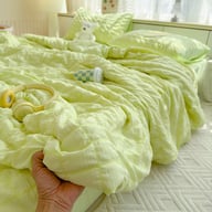 Summer Cooling Quilt Double-Size | Lightweight Breathable Bedding — view 6