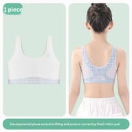 Ice-Silk Training Bra for Young Girls | Posture-Correcting Chest Pad — view 8