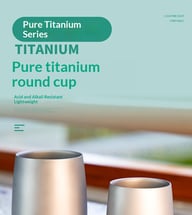 Titanium Ice-Flower Water Cup | Double-Layer Camping Tumbler — view 6