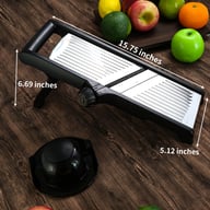 Professional Mandoline Slicer Stainless Steel | Vegetable Fruit Cutter — view 11