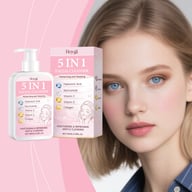 Hoygi 5 In 1 Multi-Effect Facial Cleanser, Gentle Skin-Friendly Daily Cleansing Pump Face Wash — view 5