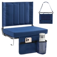Stadium Seat with Backrest Support | Padded Bleacher Chair Canada — view 16