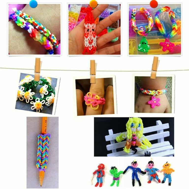 Large loom band kit with storage container and complete accessories
