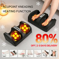 Electric Foot Massager with Heat | Shiatsu Kneading Calf Pain Relief — view 14