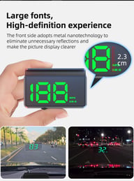 W2 Universal HUD Head-Up Display Car GPS Speedometer | Safe Driving — view 14