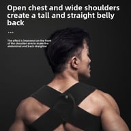 Adjustable Fitness Posture Corrector Straps | Shoulder Support Weight Training — view 6