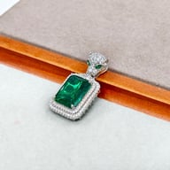 Gesien Jewelry European And American Fashion Elegant Classy Leopard Head Pendant Luxury Exquisite Classy Emerald Jewelry — view 3