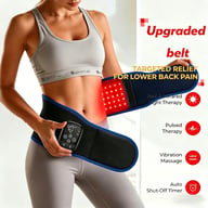 120-LED Far-Infrared Heating Massage Therapy Waist Support Belt — view 15