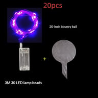 Floating LED Balloon Decorations | 20-inch Glowing Party Lights — view 10
