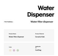 Cat Ceramic Automatic Circulating Filter Water Dispenser — view 5