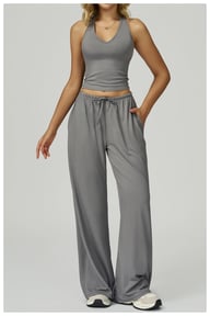 Brushed Yoga Set Quick-Drying Workout Outfit | Home & Kitchen — view 20