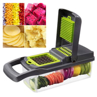 Manual Vegetable Chopper 1.5L Container | Food Cutter for Potatoes — view 11