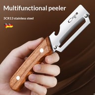 Stainless Steel Lettuce & Vegetable Peeler | Sharp Blade Kitchen Tool — view 7