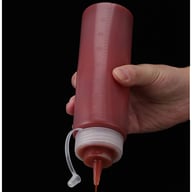 8 Pack Plastic Squeeze Sauce Bottles 500ml | Kitchen Condiment Dispenser — view 12