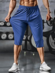 Men's Quick-Drying Capri Running Pants | Breathable Fitness — view 13