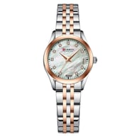 Rhinestone Ultra-thin Womens Shell-face Watch | Elegant Stainless Steel — view 5