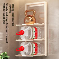 Punch-Free Foldable Kitchen Prep Rack | No-Drill Wall Mount — view 4