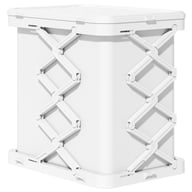 Foldable Plastic Storage Cabinet No Installation | Multi-Layer Organizer — view 8