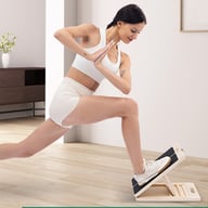 Wooden Slant Board Calf Stretcher | Foldable Incline Board for Yoga — view 8