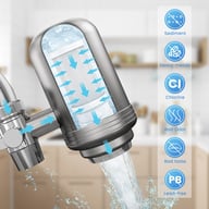 Stainless Steel Faucet Filter with Activated Carbon | Kitchen Water — view 12