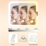 Large-capacity Cosmetic Case With Magnetic Lighting And Mirror Storage — view 20