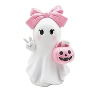 Cute Halloween Ghost Pumpkin Resin Desk Organizer Set | Captain Fam — view 5
