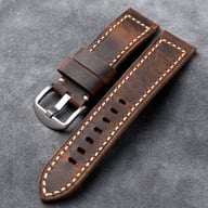 Italian Cowhide Vegetable Tanned Watch Strap | Handmade Premium — view 6