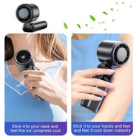 Portable Handheld Cooling Ice Fan | Rechargeable Turbo Personal Fans — view 6