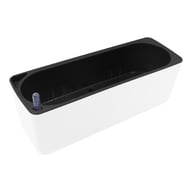 Rectangular Plastic Self-watering Lazy Flower Pot, Balcony Vegetable Planter — view 2
