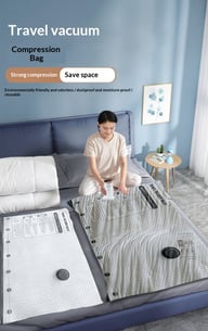 Vacuum Compression Storage Bags With An Electric Pump — view 17