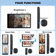 Magnetic Wireless Charging Phone Rear Selfie Projection Device | Captain Fam — view 7
