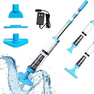 Cordless Wireless Pool Vacuum Cleaner | Telescopic Pole & Attachments — view 6