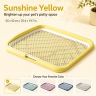 Dog Potty Tray With Removable Grating, Leak-Proof Indoor Dog Toilet For Puppy Training — view 1