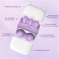 Ice Massage Device,Ice Roller Set For Face And Eyes - Facial Skin Care Tools With 2 Cold Therapy Face Roller And Premium Travel Case, Self Care Gift For Men Women — view 18