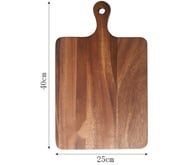 Household Acacia Wood Kitchen Cutting Board with Handle | Captain Fam — view 11